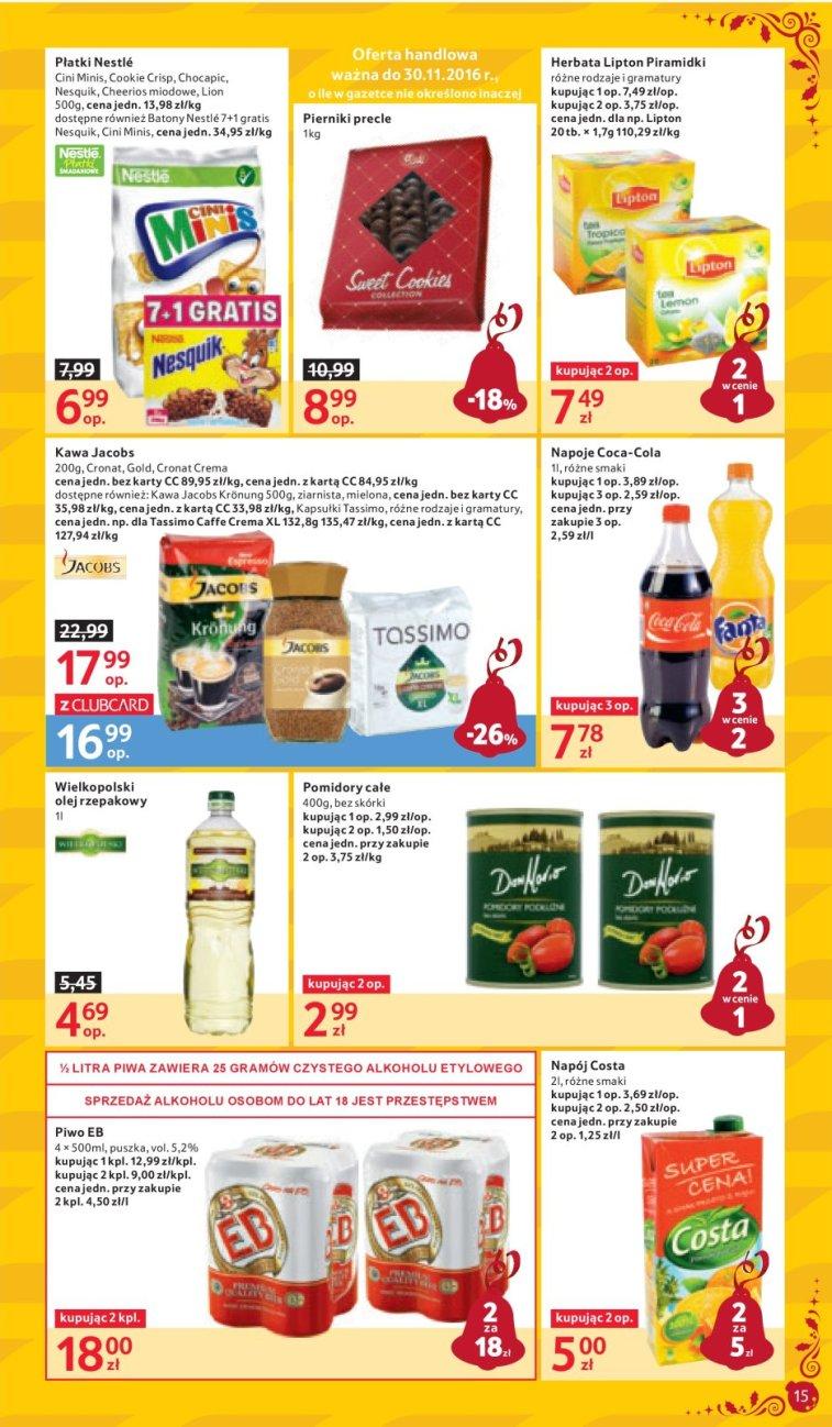 Gazetka promocyjna Tesco do 23/11/2016 str.15