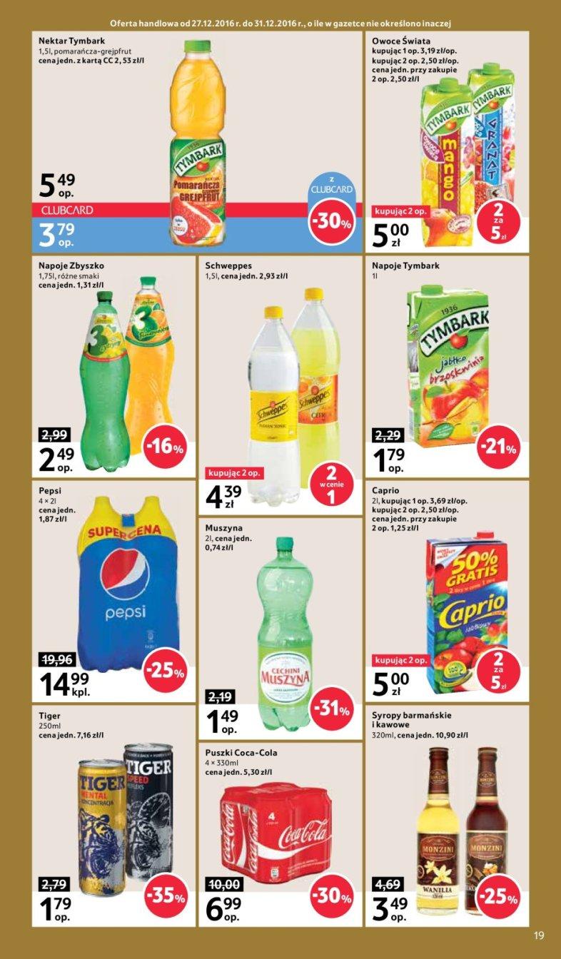 Gazetka promocyjna Tesco do 31/12/2016 str.19