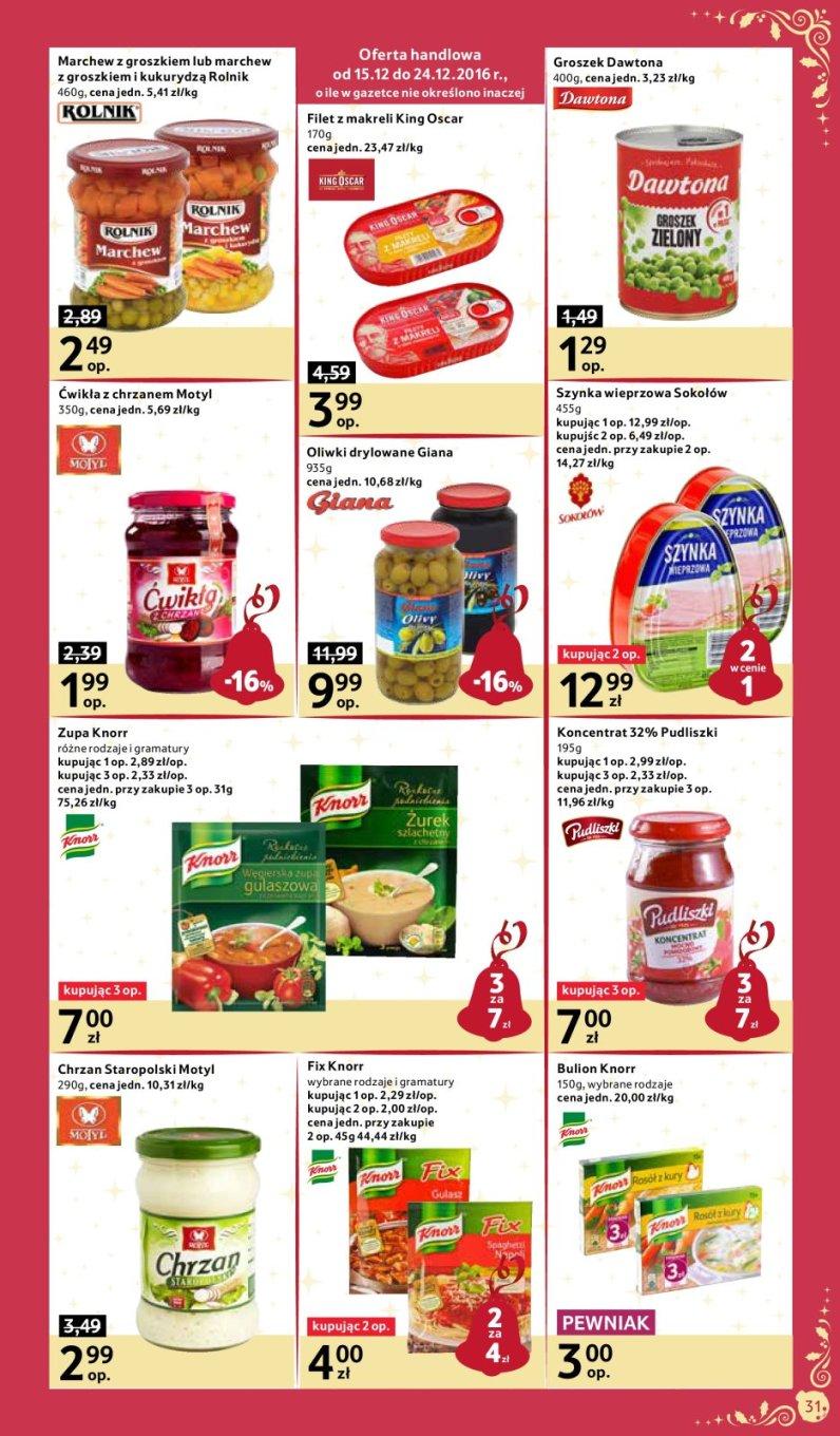 Gazetka promocyjna Tesco do 24/12/2016 str.31