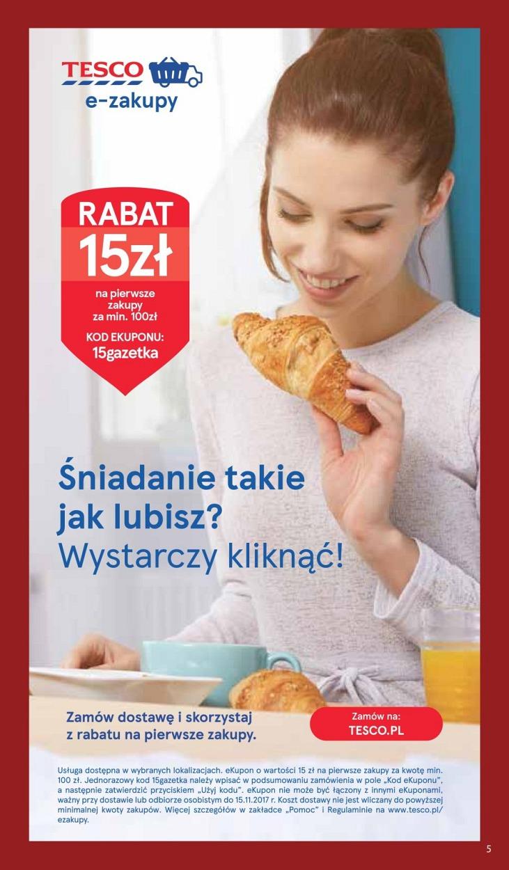 Gazetka promocyjna Tesco do 31/10/2017 str.5