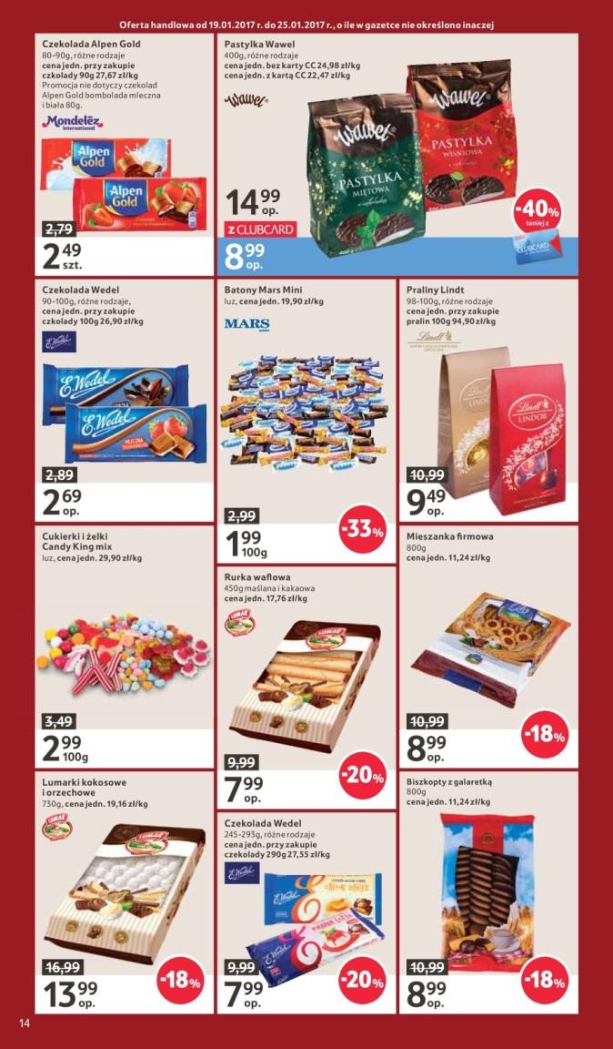 Gazetka promocyjna Tesco do 25/01/2017 str.14