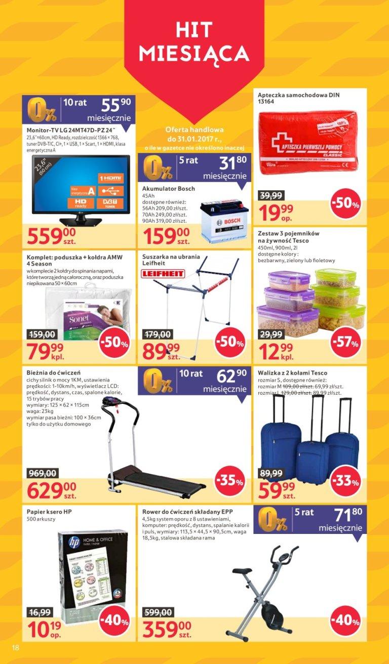 Gazetka promocyjna Tesco do 11/01/2017 str.18