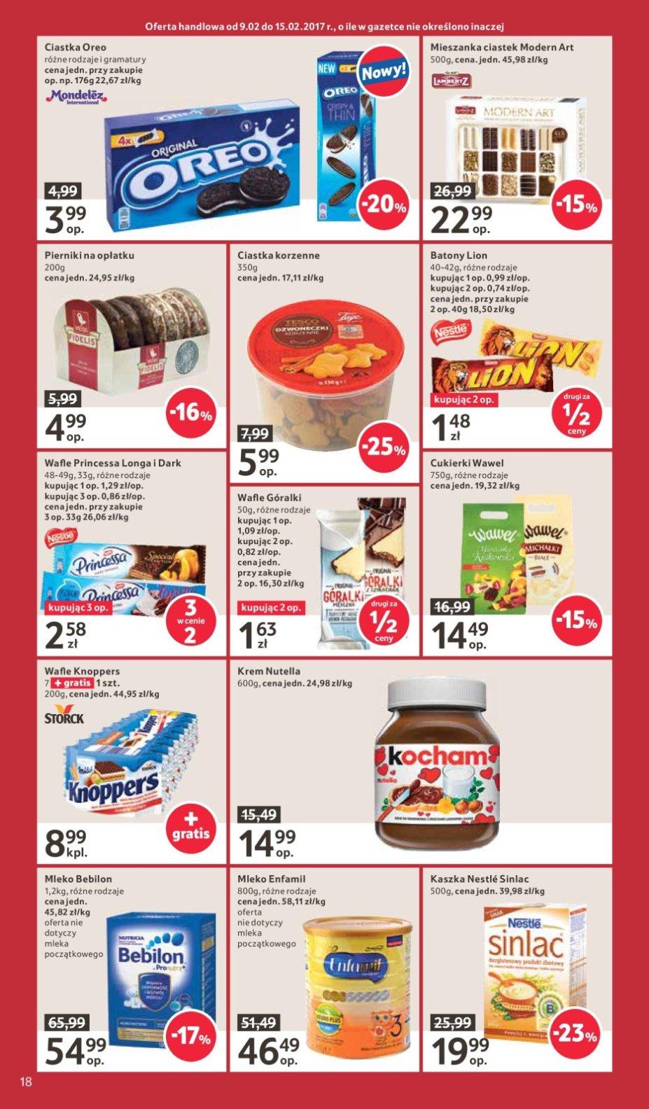 Gazetka promocyjna Tesco do 15/02/2017 str.18