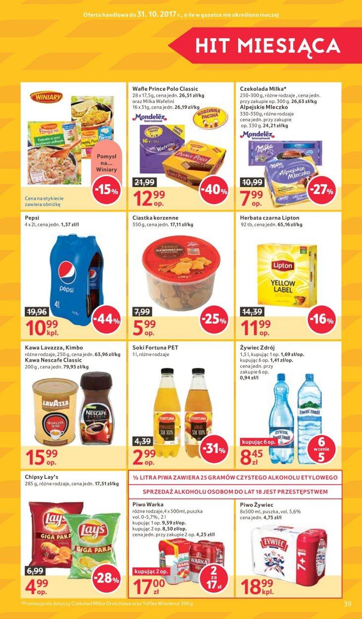 Gazetka promocyjna Tesco do 25/10/2017 str.39