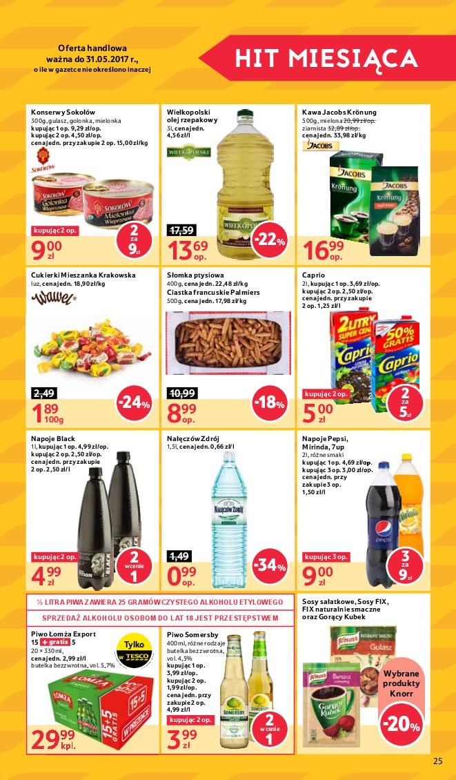 Gazetka promocyjna Tesco do 24/05/2017 str.25