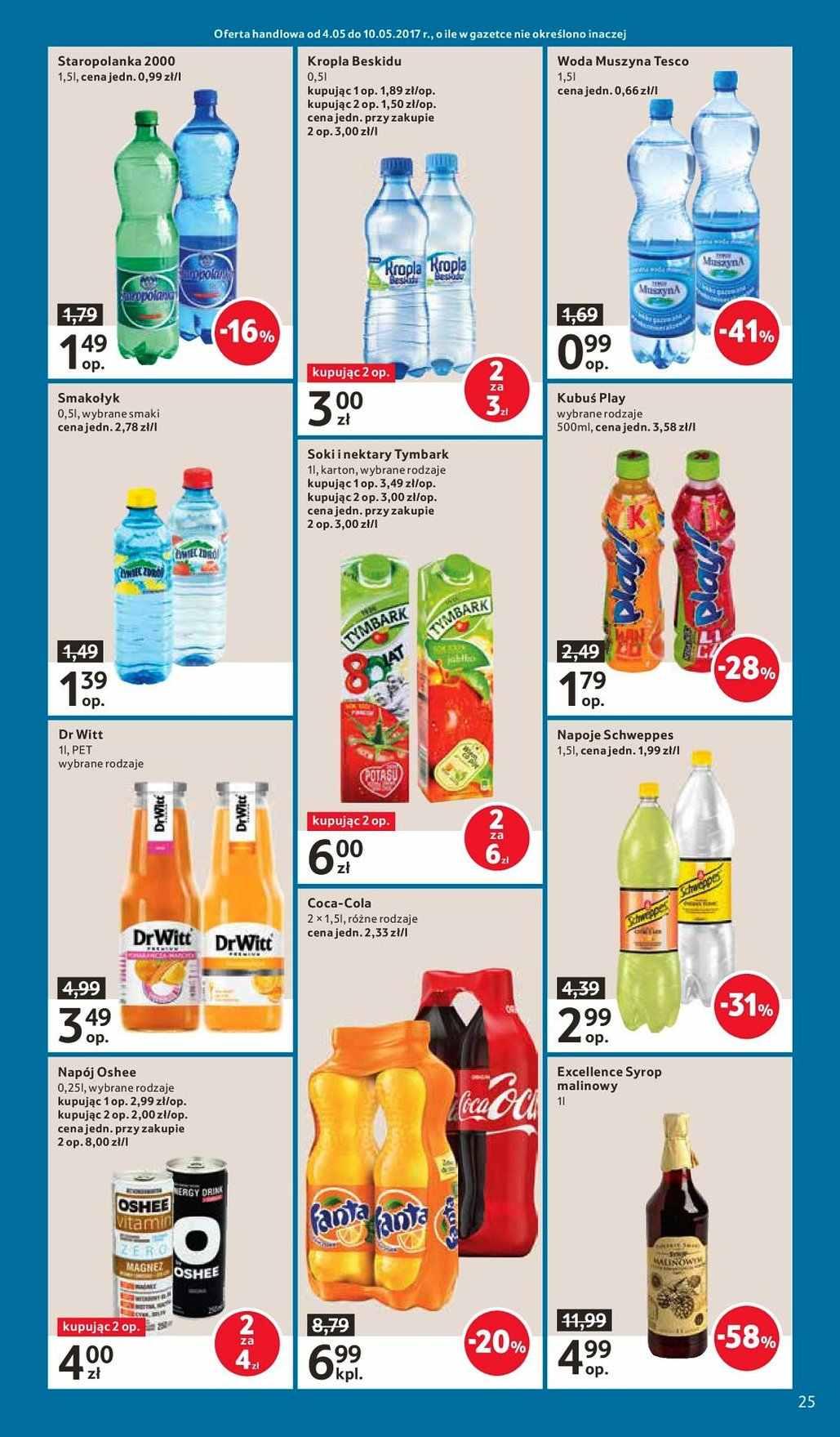 Gazetka promocyjna Tesco do 10/05/2017 str.25