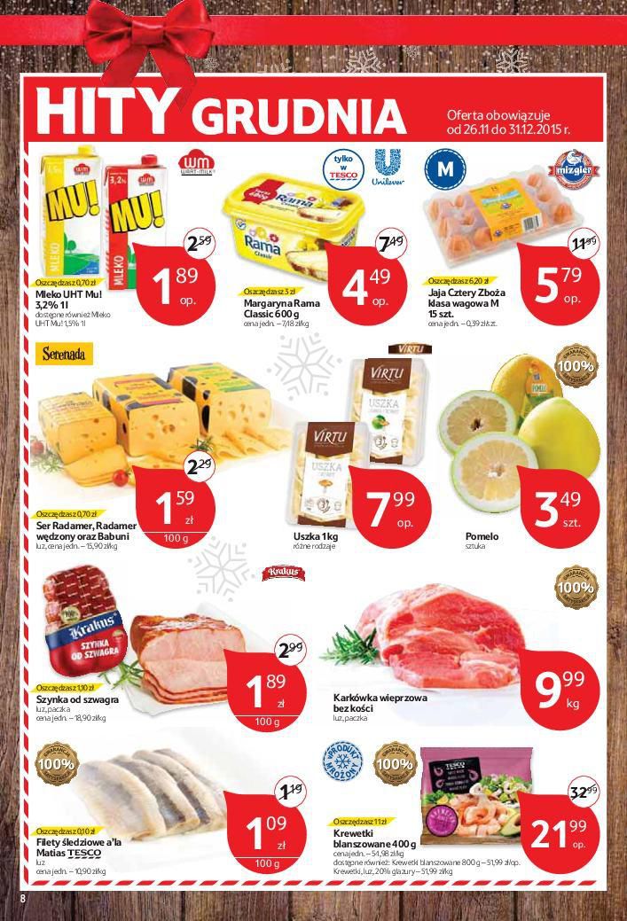 Gazetka promocyjna Tesco do 02/12/2015 str.8