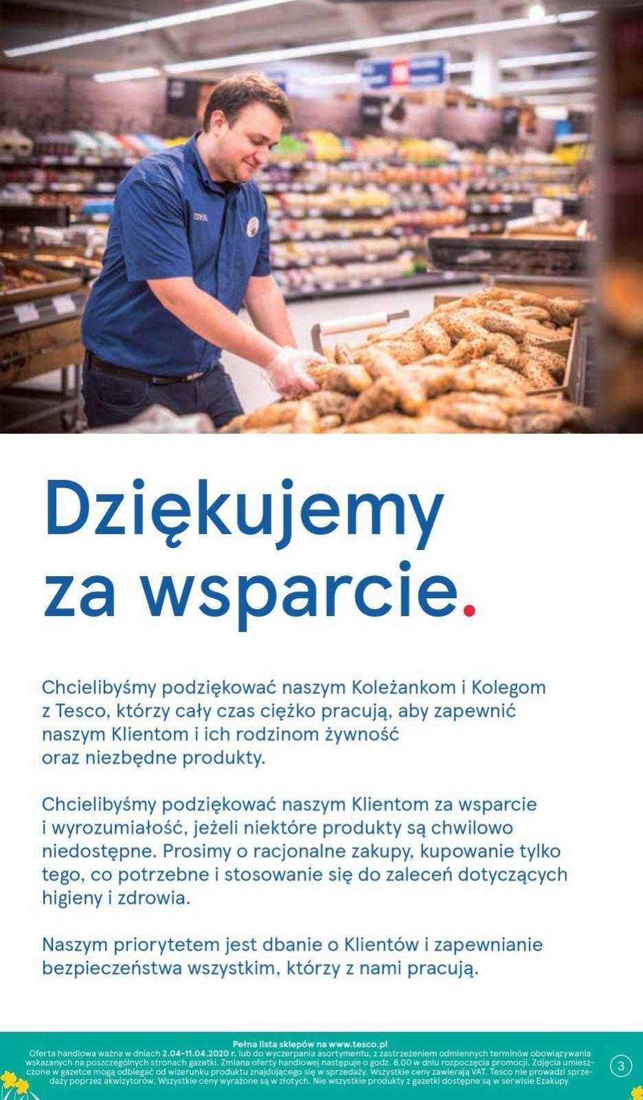 Gazetka promocyjna Tesco do 08/04/2020 str.3