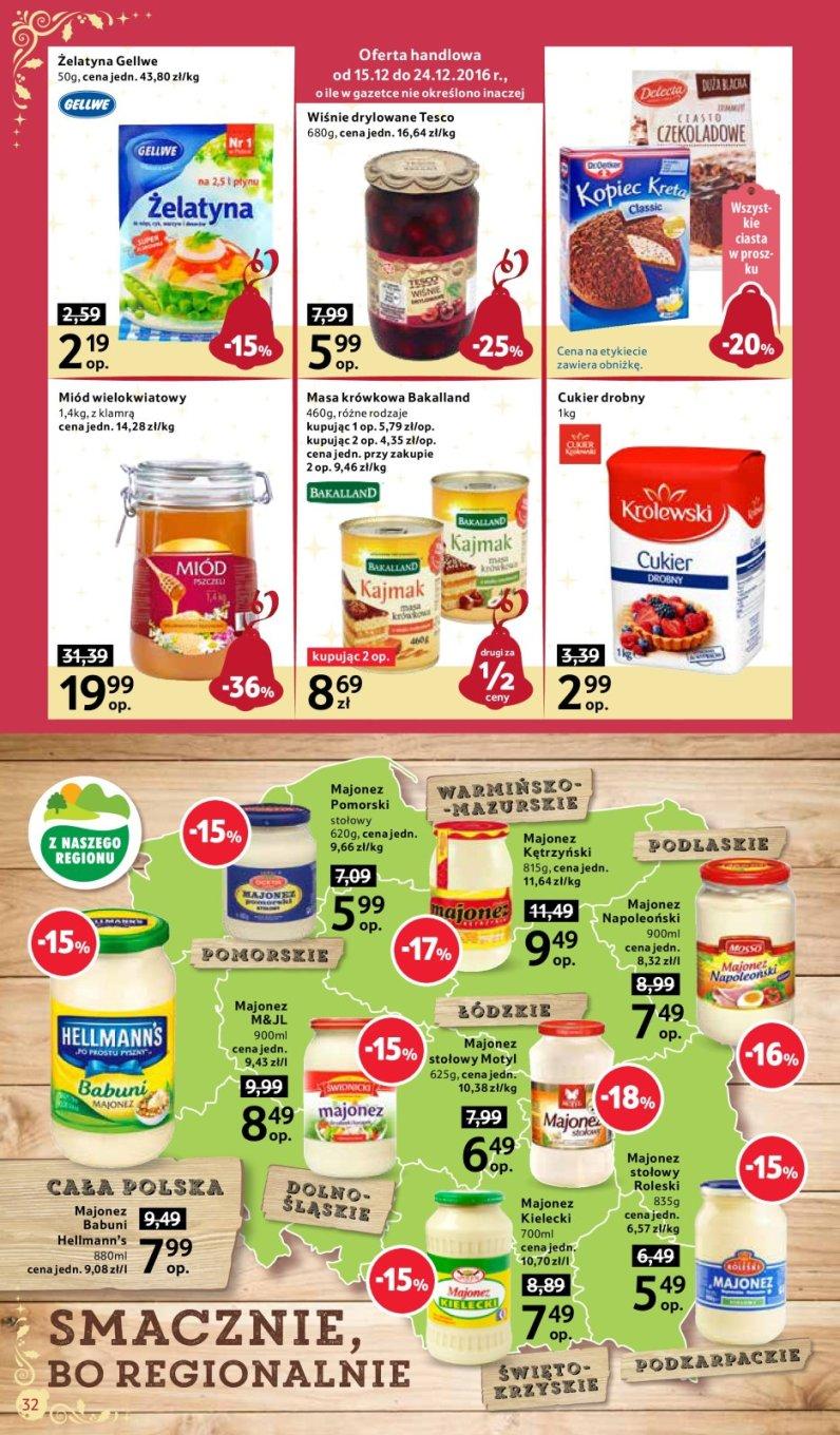 Gazetka promocyjna Tesco do 24/12/2016 str.32