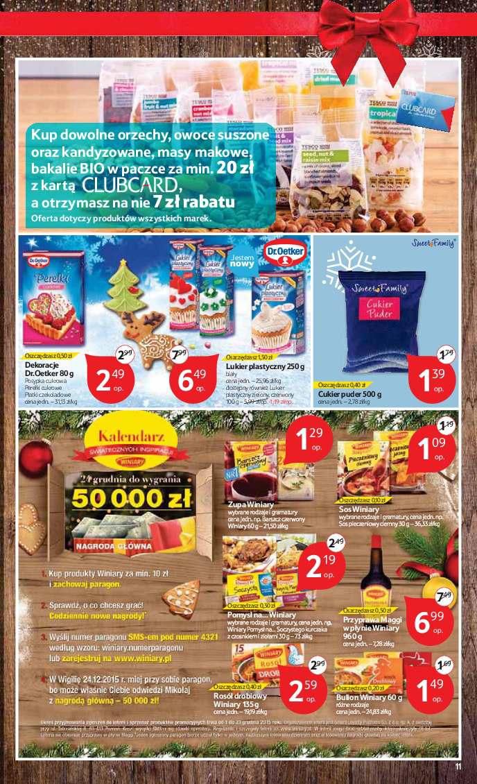 Gazetka promocyjna Tesco do 16/12/2015 str.11