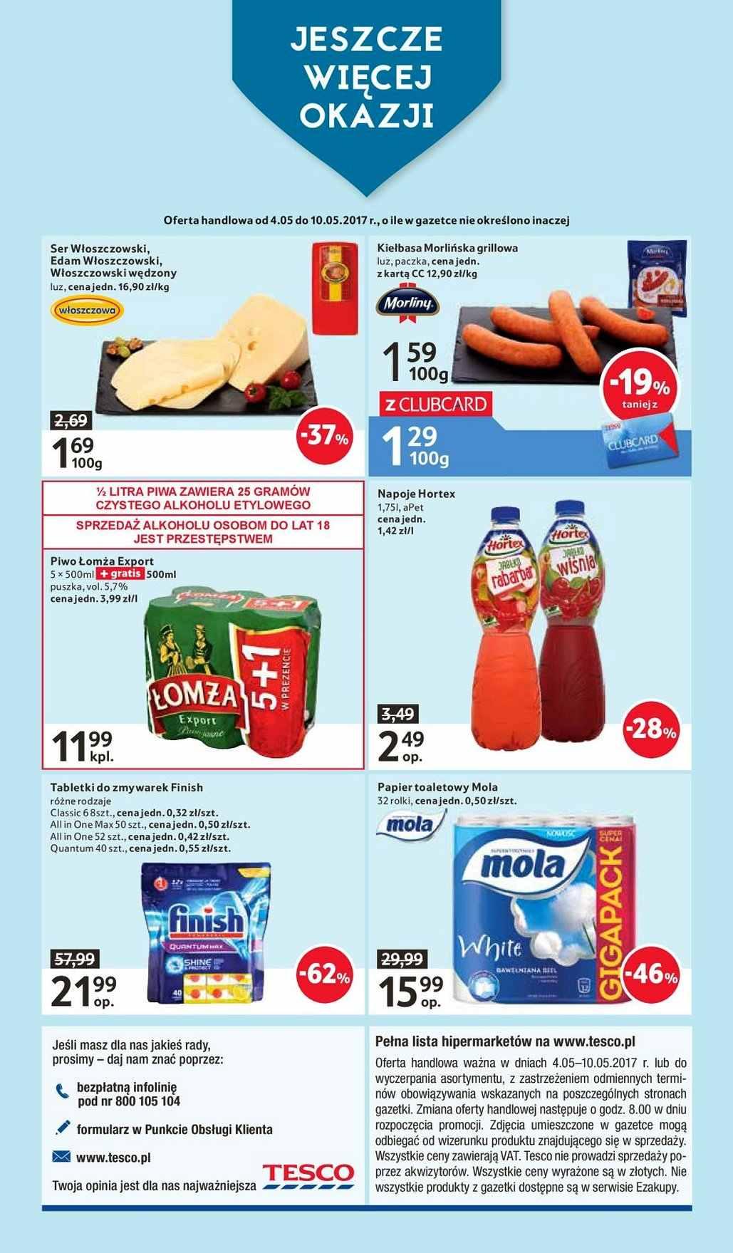 Gazetka promocyjna Tesco do 10/05/2017 str.36