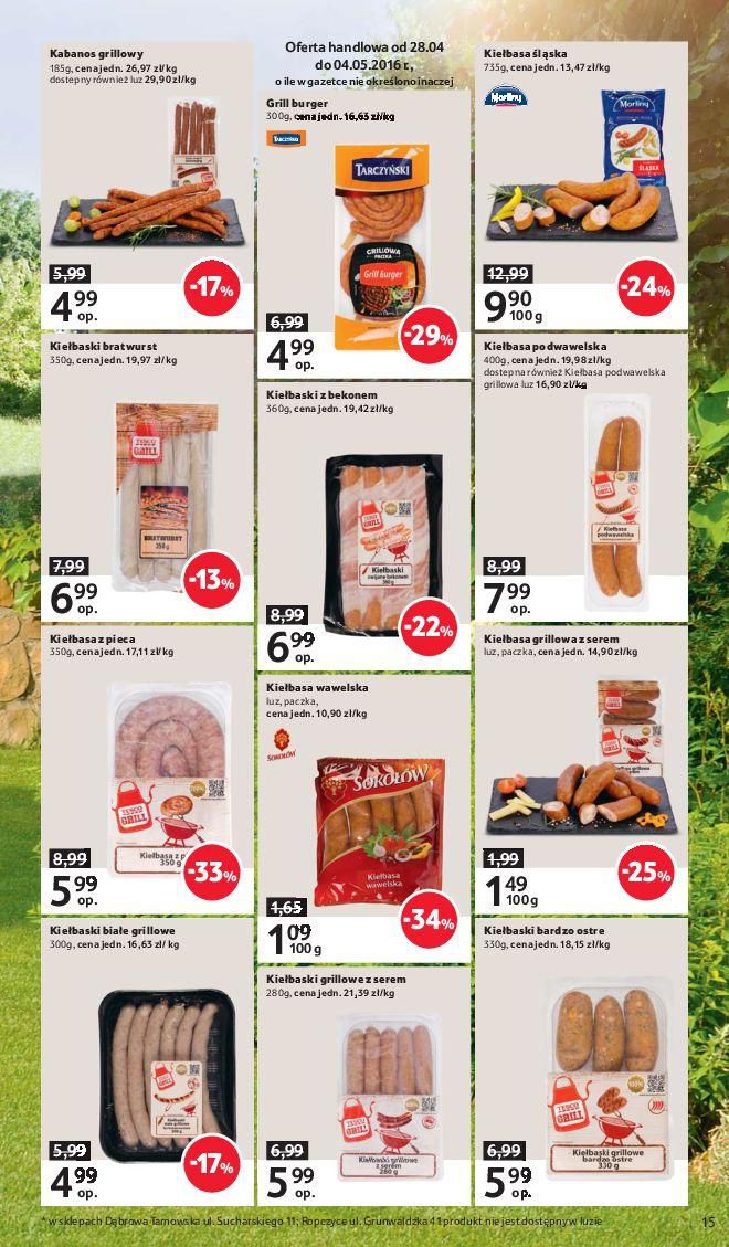 Gazetka promocyjna Tesco do 04/05/2016 str.15