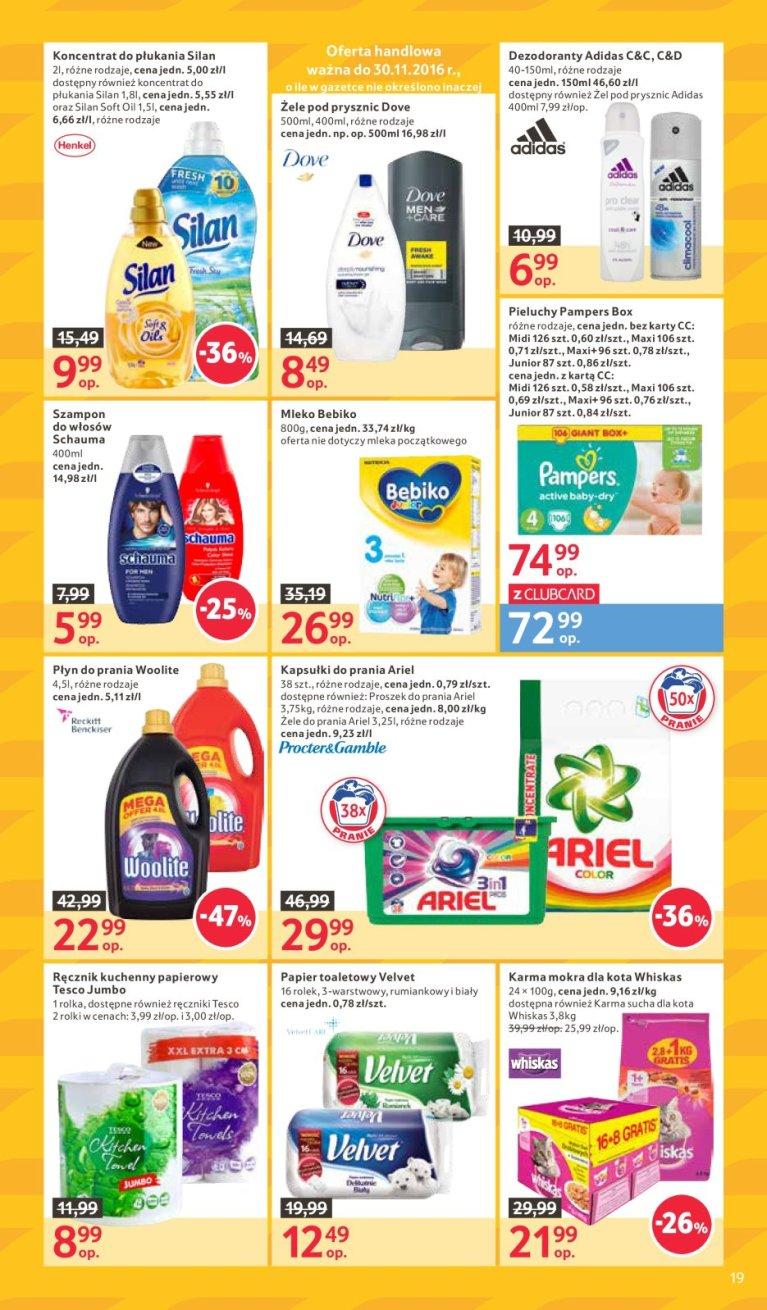 Gazetka promocyjna Tesco do 09/11/2016 str.19