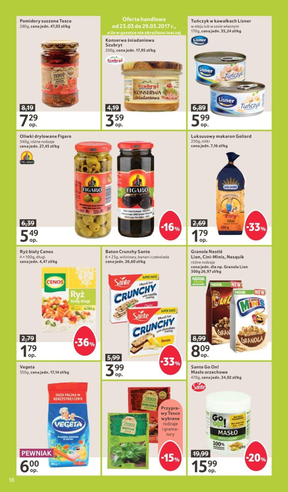 Gazetka promocyjna Tesco do 29/03/2017 str.18