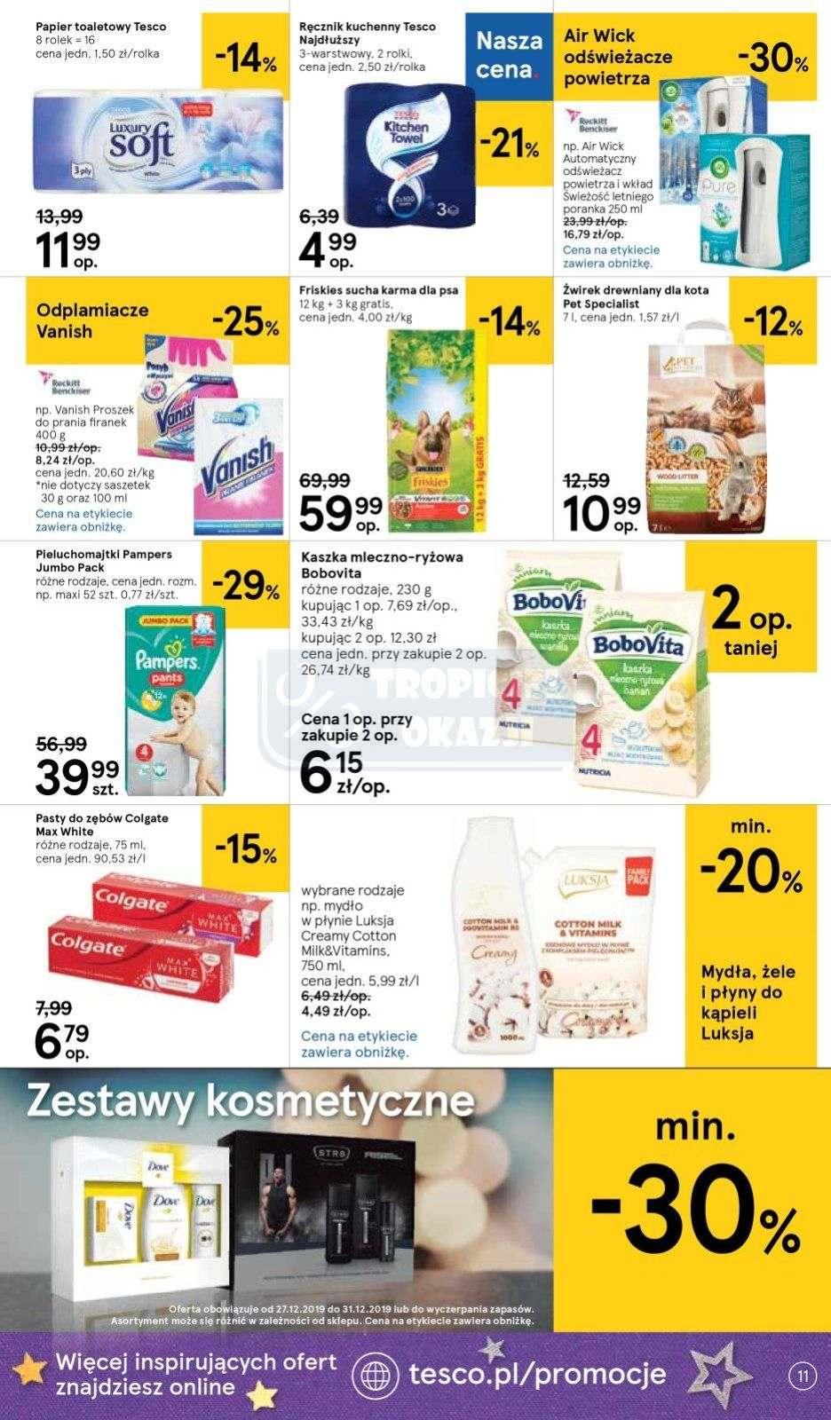 Gazetka promocyjna Tesco do 31/12/2019 str.11