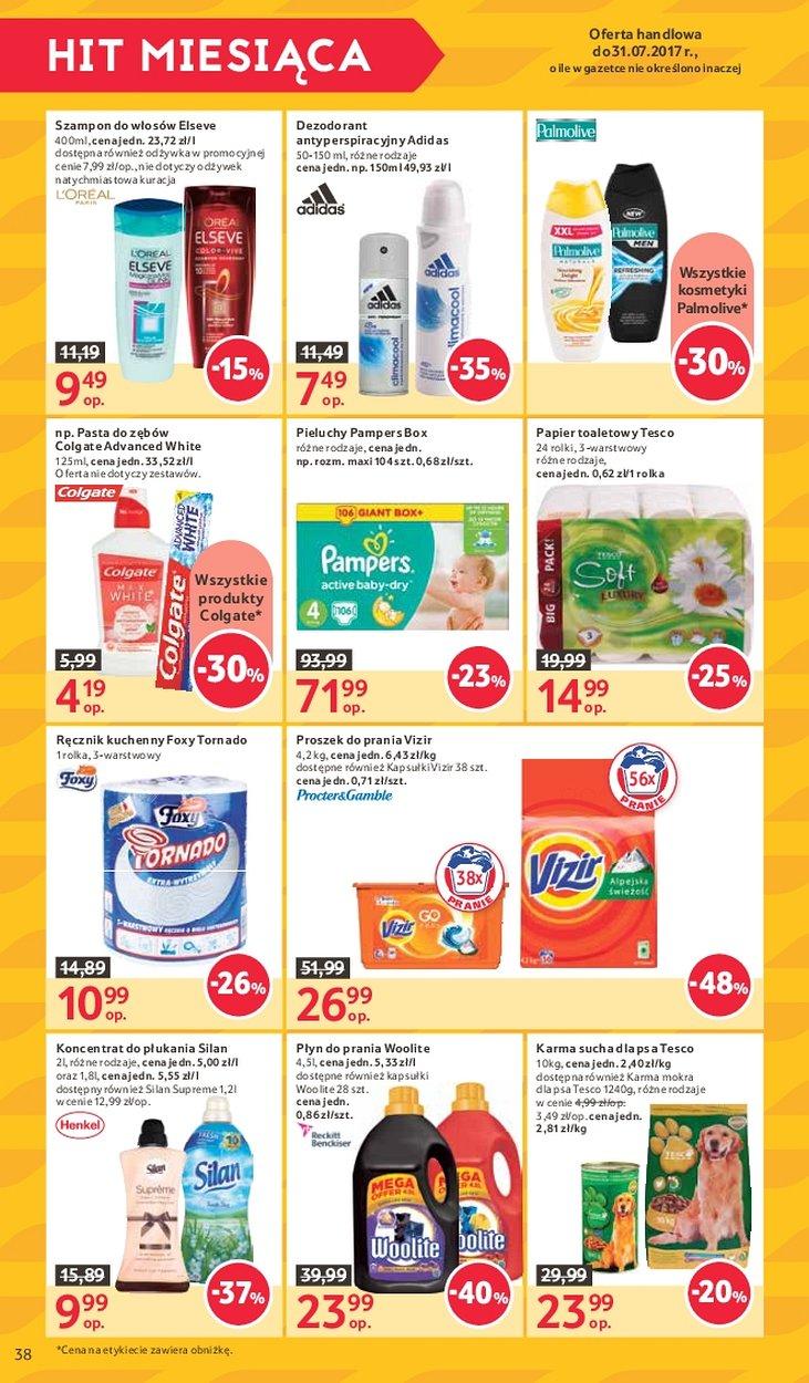 Gazetka promocyjna Tesco do 12/07/2017 str.38