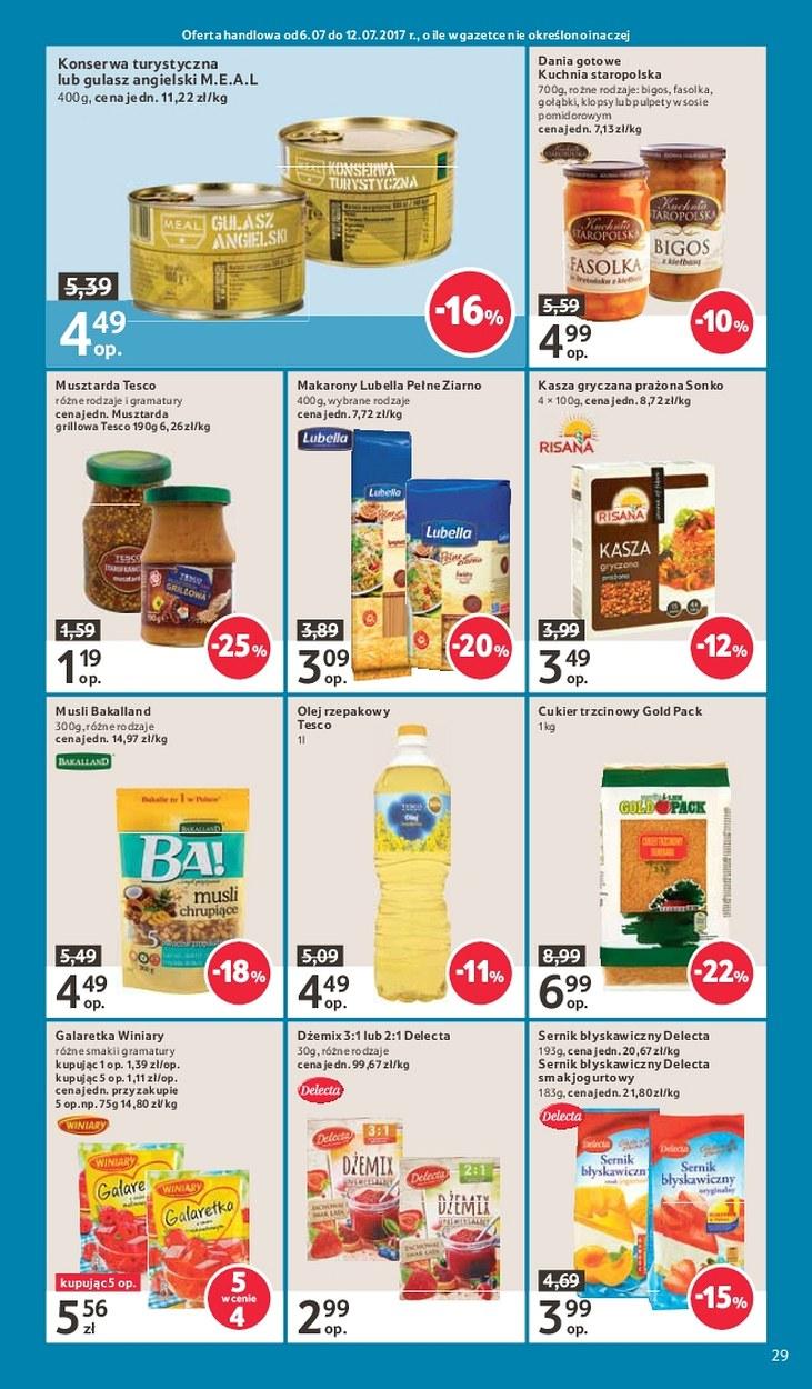 Gazetka promocyjna Tesco do 12/07/2017 str.29