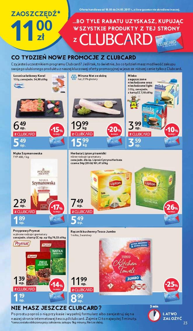 Gazetka promocyjna Tesco do 24/05/2017 str.23