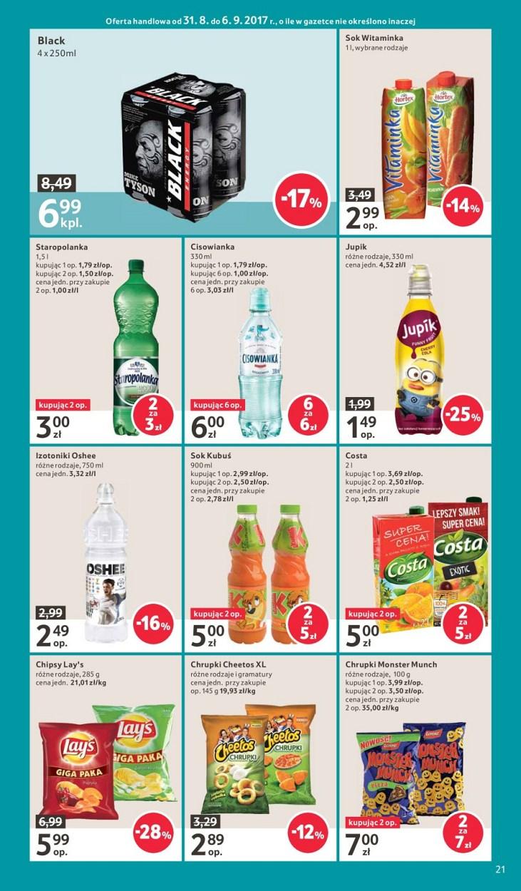 Gazetka promocyjna Tesco do 06/09/2017 str.21