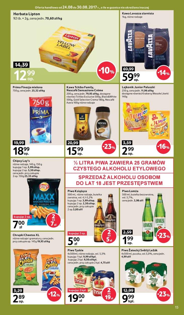 Gazetka promocyjna Tesco do 30/08/2017 str.15