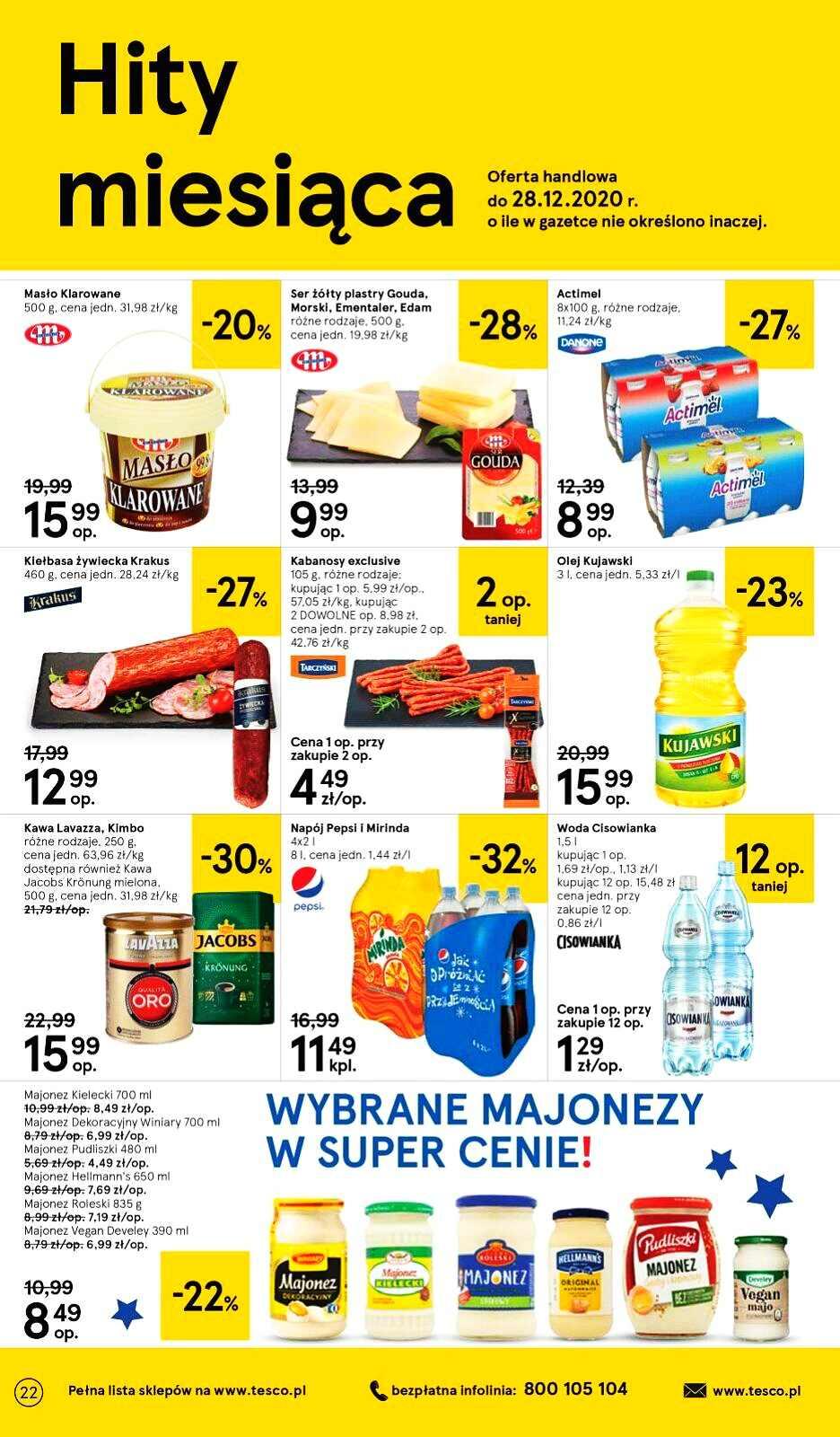 Gazetka promocyjna Tesco do 16/12/2020 str.22