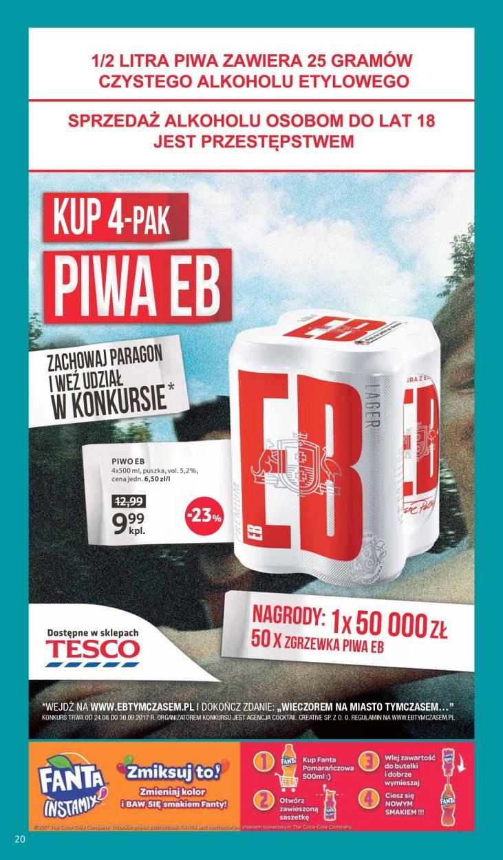 Gazetka promocyjna Tesco do 06/09/2017 str.20