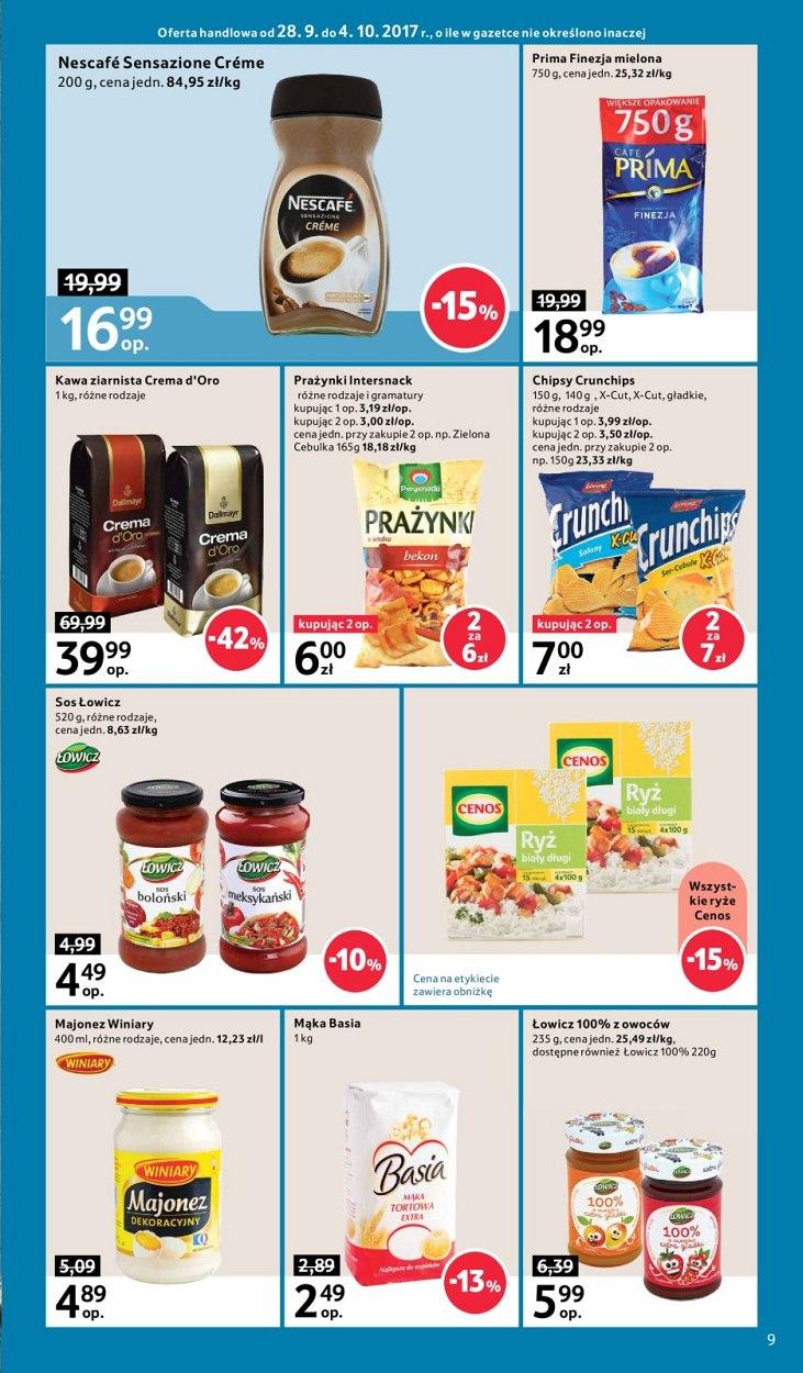 Gazetka promocyjna Tesco do 04/10/2017 str.9