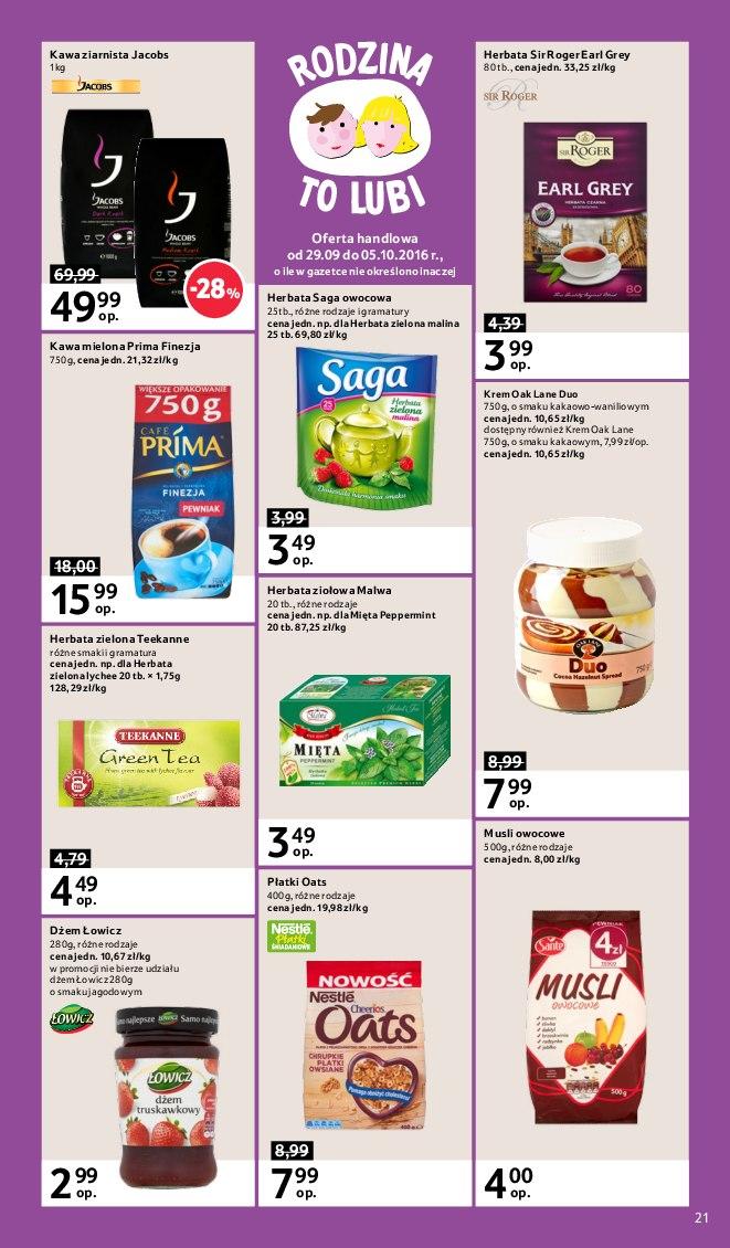 Gazetka promocyjna Tesco do 05/10/2016 str.21