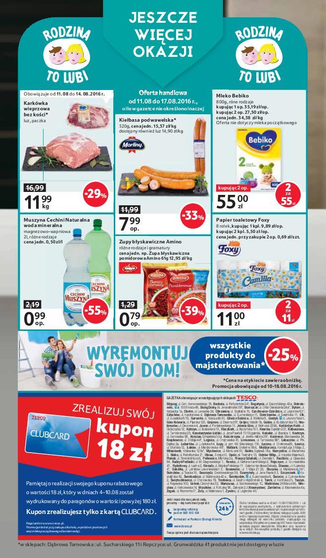 Gazetka promocyjna Tesco do 17/08/2016 str.32