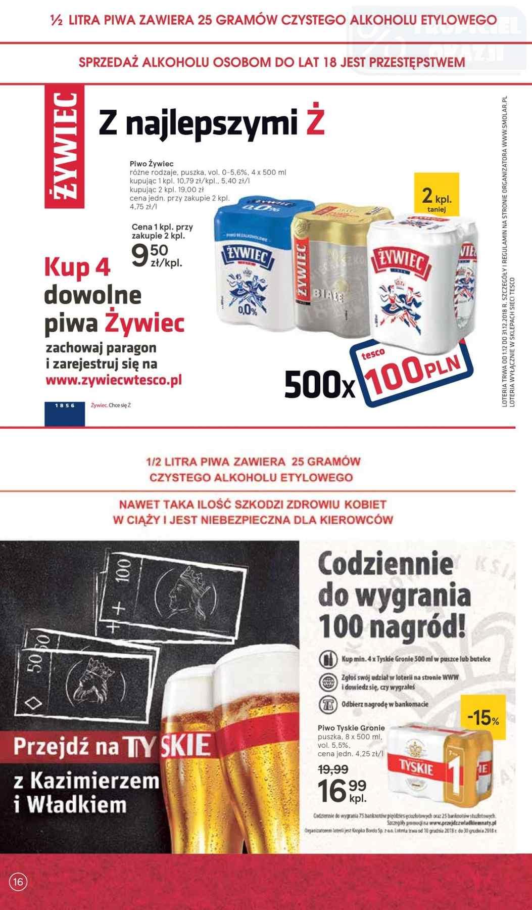 Gazetka promocyjna Tesco do 24/12/2018 str.16