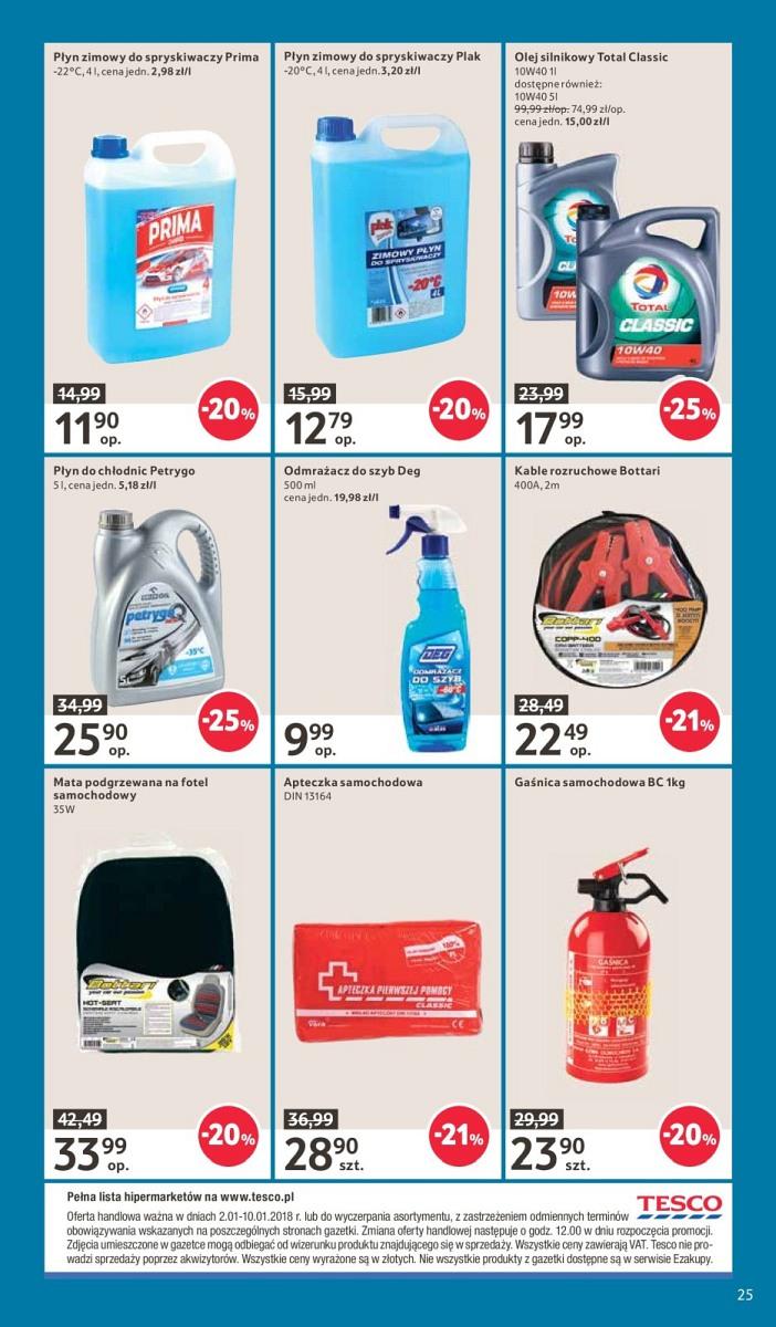 Gazetka promocyjna Tesco do 10/01/2018 str.25