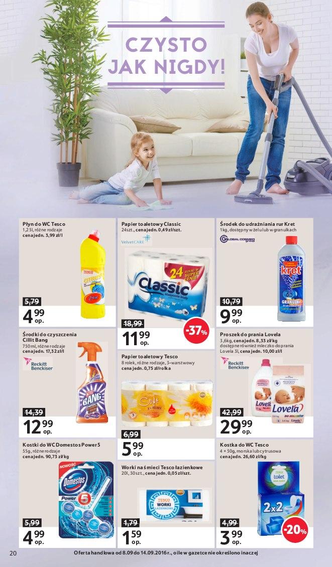 Gazetka promocyjna Tesco do 14/09/2016 str.20