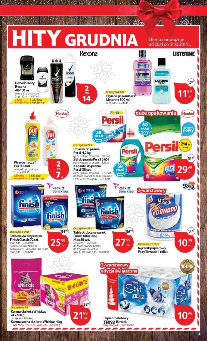 Gazetka promocyjna Tesco do 02/12/2015 str.5