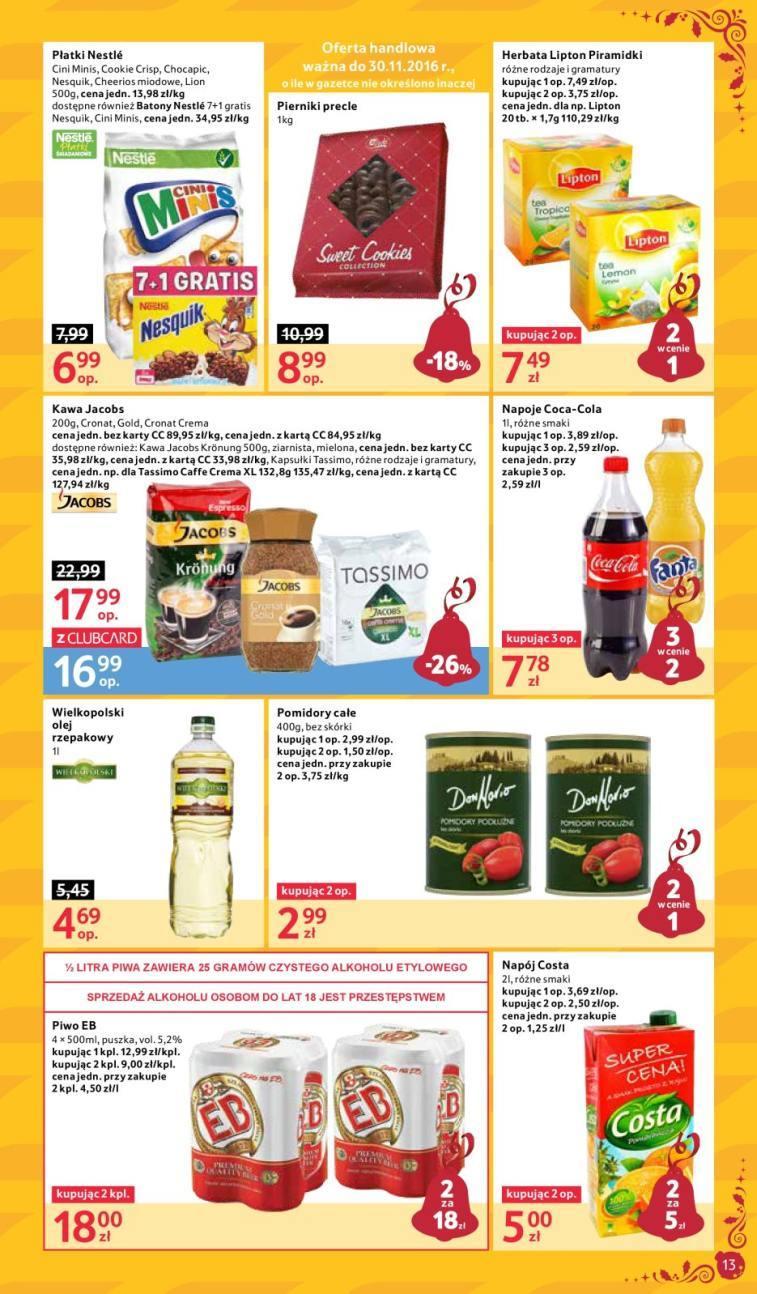 Gazetka promocyjna Tesco do 23/11/2016 str.13