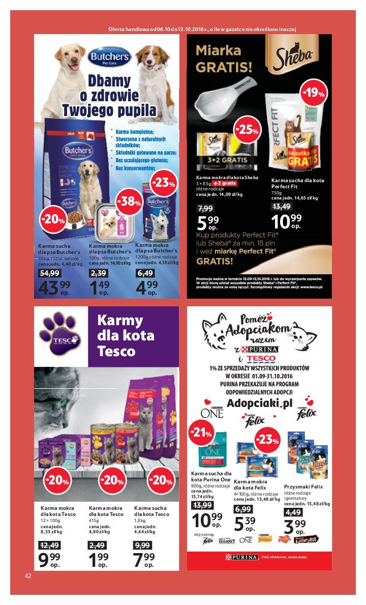 Gazetka promocyjna Tesco do 12/10/2016 str.42