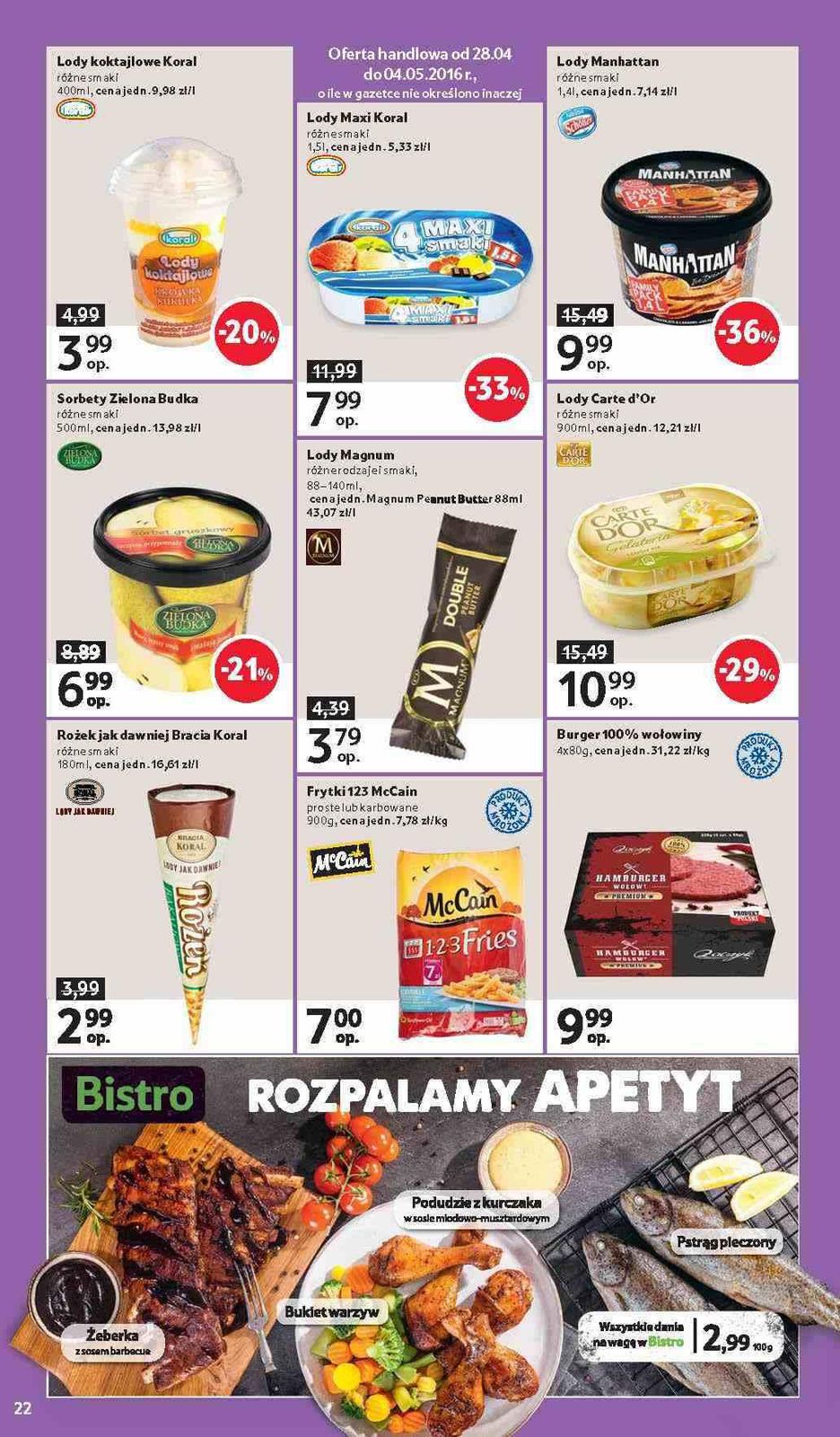 Gazetka promocyjna Tesco do 04/05/2016 str.22