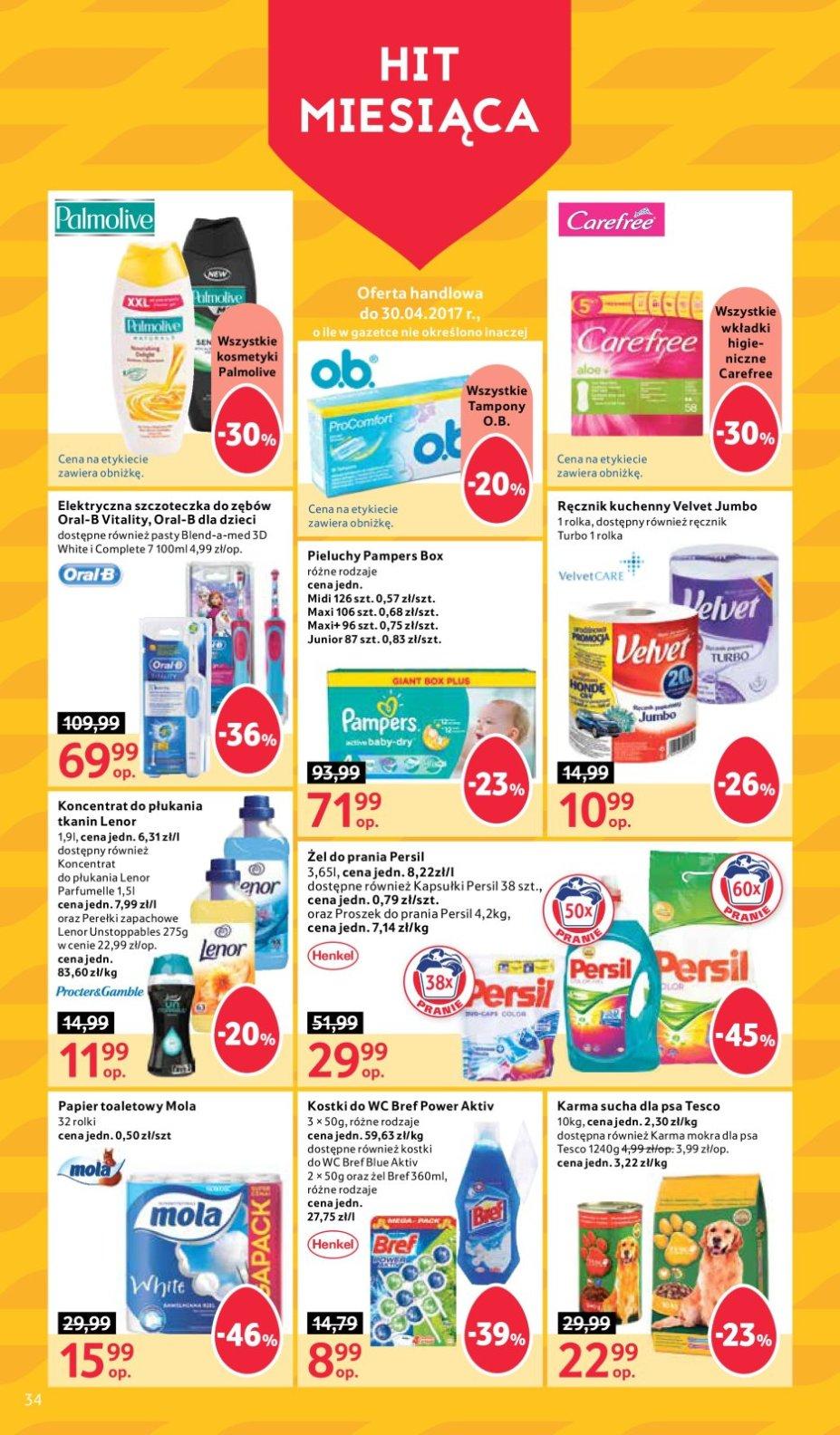 Gazetka promocyjna Tesco do 12/04/2017 str.34