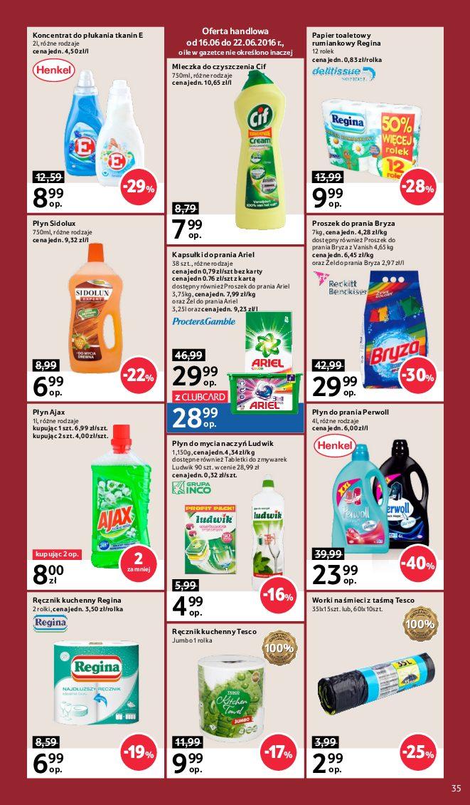 Gazetka promocyjna Tesco do 22/06/2016 str.35