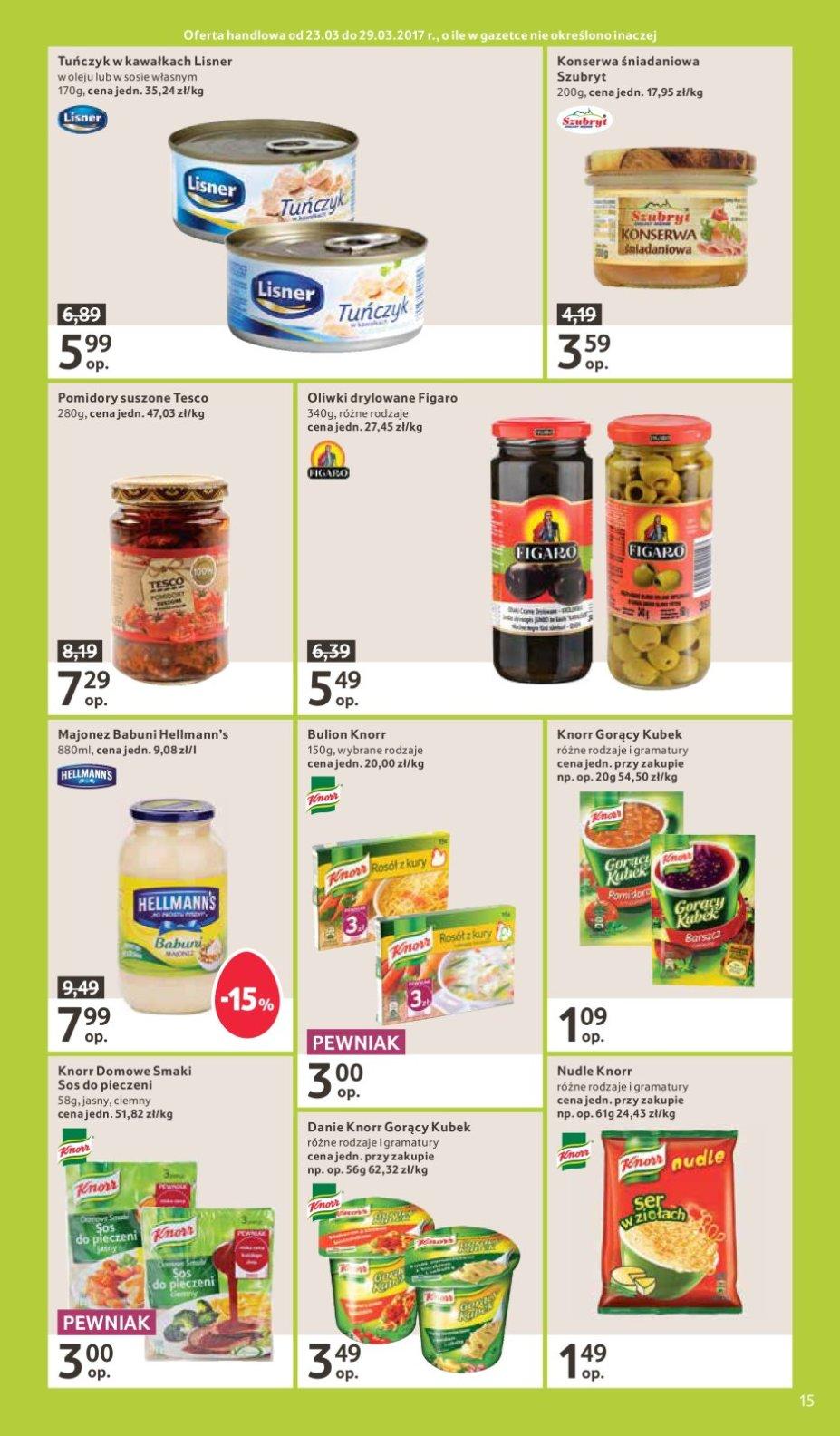 Gazetka promocyjna Tesco do 29/03/2017 str.15