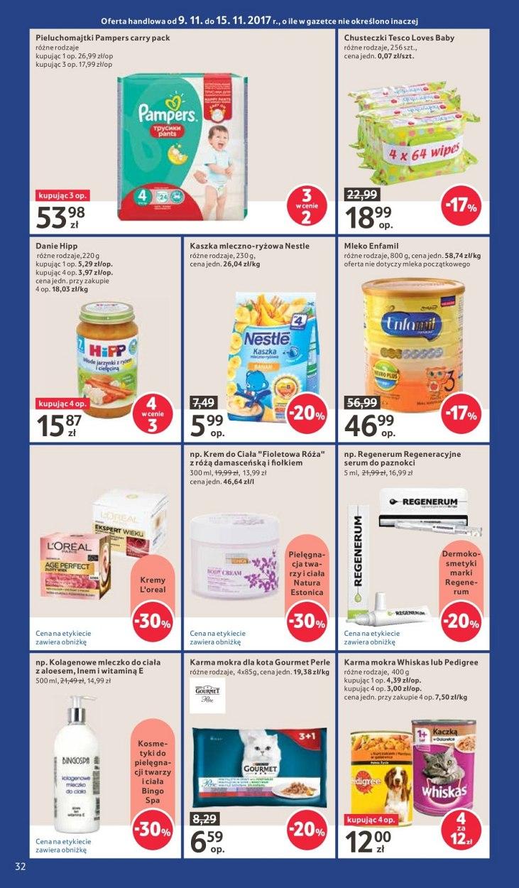 Gazetka promocyjna Tesco do 15/11/2017 str.32
