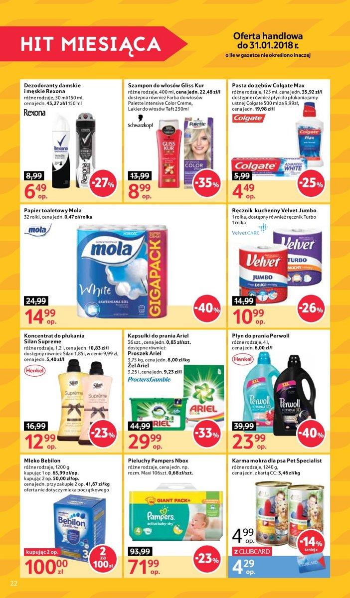 Gazetka promocyjna Tesco do 17/01/2018 str.22