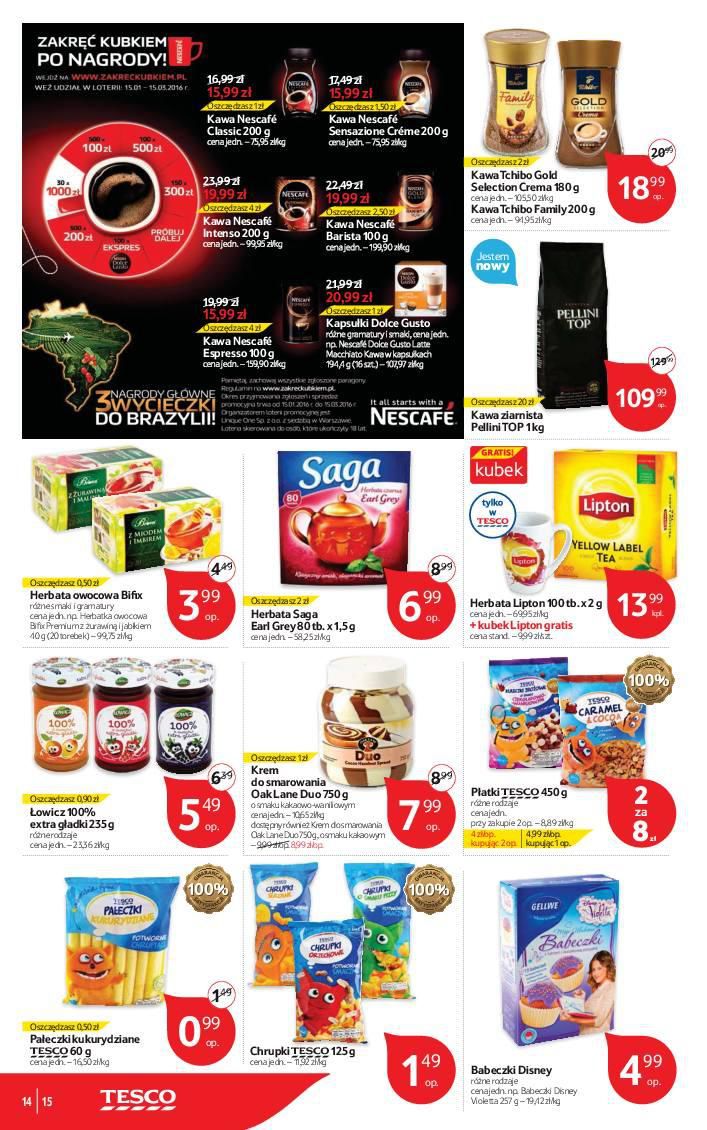 Gazetka promocyjna Tesco do 17/02/2016 str.15