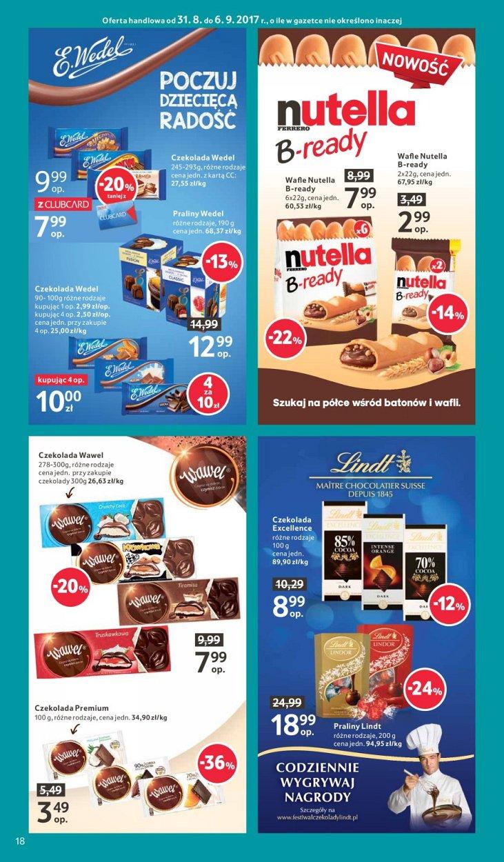 Gazetka promocyjna Tesco do 06/09/2017 str.18