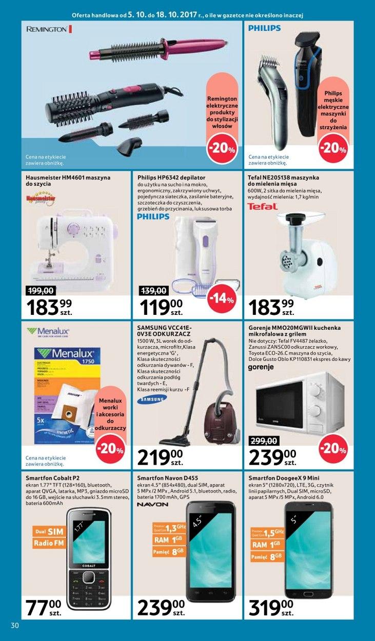 Gazetka promocyjna Tesco do 11/10/2017 str.30