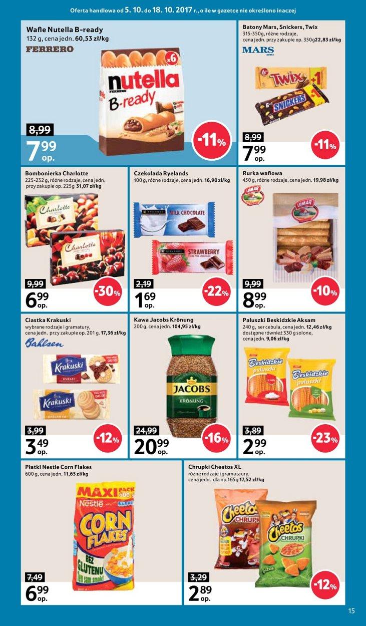 Gazetka promocyjna Tesco do 11/10/2017 str.15