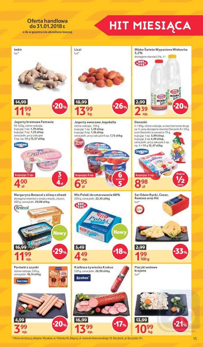 Gazetka promocyjna Tesco do 24/01/2018 str.15