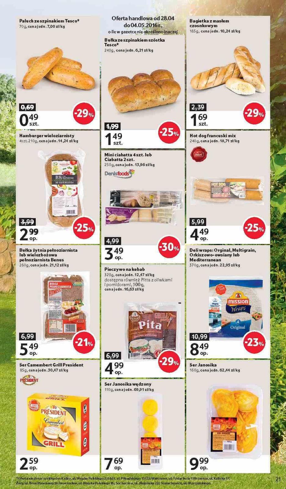 Gazetka promocyjna Tesco do 04/05/2016 str.21