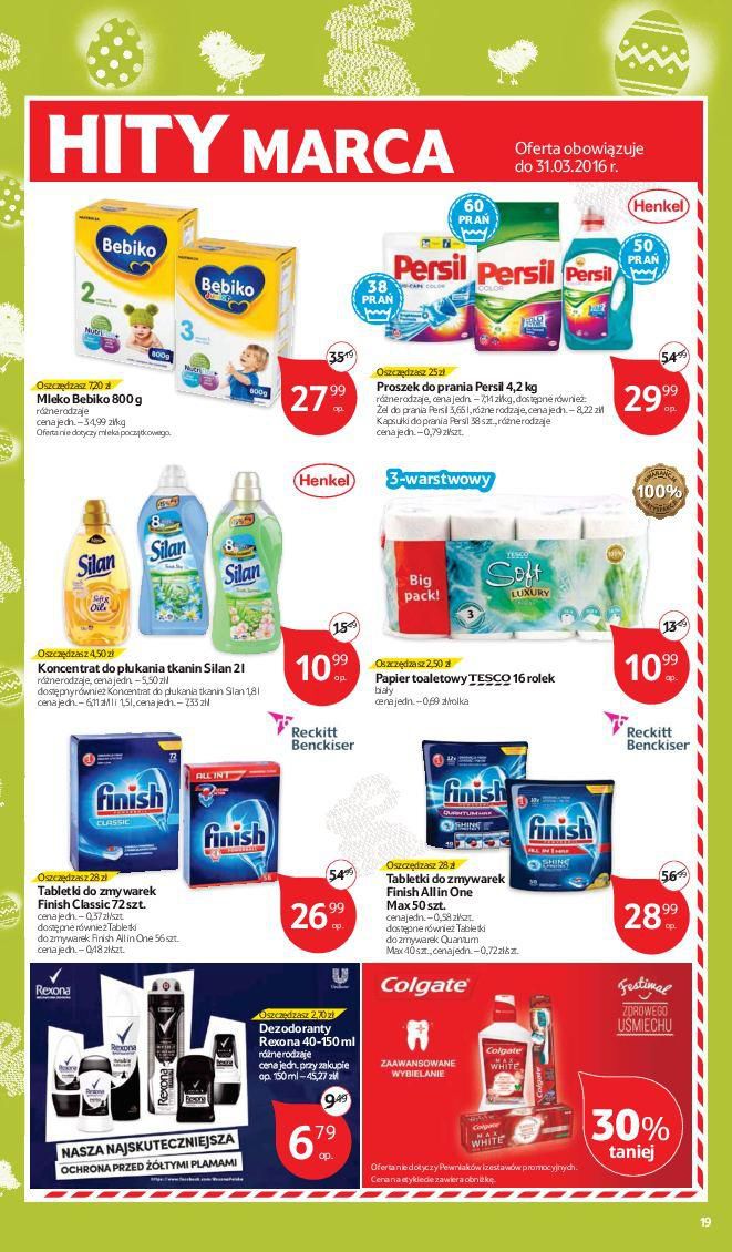 Gazetka promocyjna Tesco do 26/03/2016 str.19