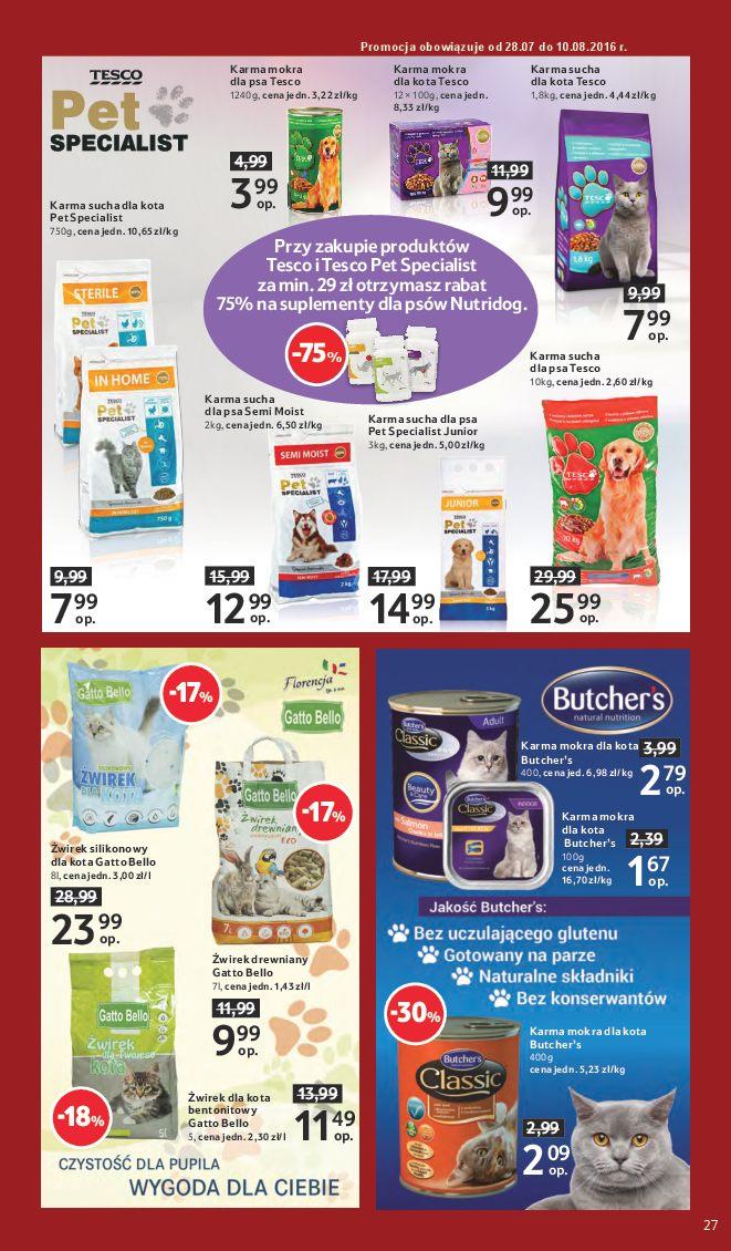 Gazetka promocyjna Tesco do 03/08/2016 str.27