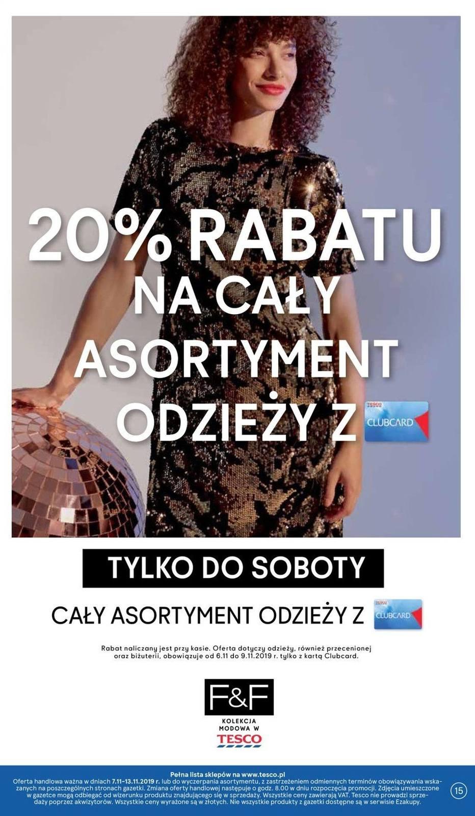 Gazetka promocyjna Tesco do 13/11/2019 str.15